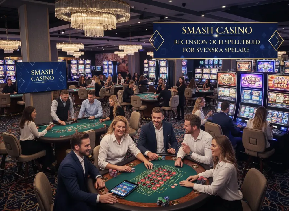 Smash casino recension och spelutbud för svenska spelare